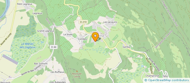 localisation de l'entreprise MONSIEUR ROGER MASSET  SAINT PIERRE D'ALVEY