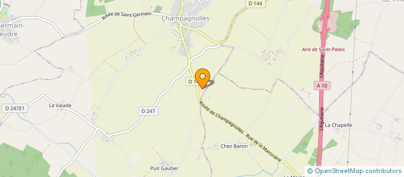 localisation de l'entreprise MONSIEUR ROGER MASSON  SAINT-CIERS-DU-TAILLON