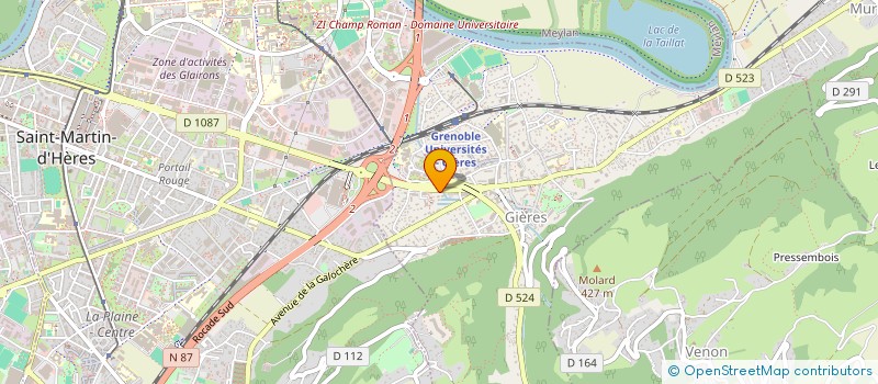 localisation de l'entreprise MONSIEUR ROGER MASSON  GIERES