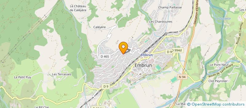 localisation de l'entreprise MONSIEUR ROGER MATHERY  EMBRUN