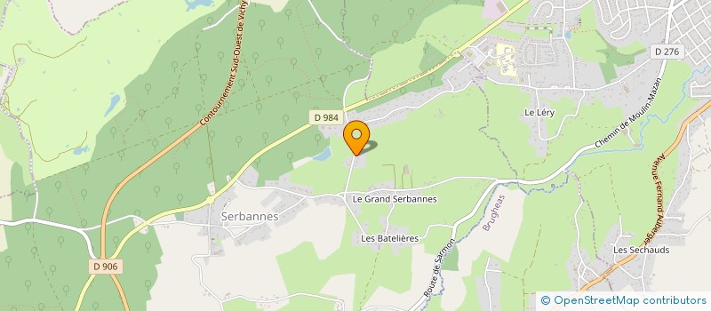 localisation de l'entreprise MONSIEUR ROGER MATHIAS  SERBANNES