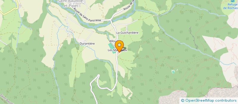 localisation de l'entreprise MONSIEUR ROGER MATHIEU à SAINT-BAUDILLE-ET-PIPET