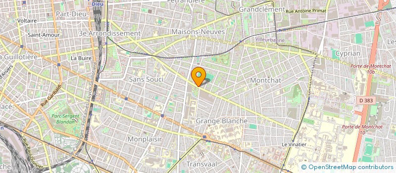 localisation de l'entreprise MONSIEUR ROGER MATHY  LYON