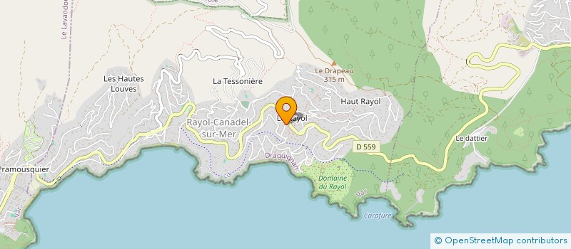localisation de l'entreprise MONSIEUR ROGER MAUR à RAYOL-CANADEL-SUR-MER