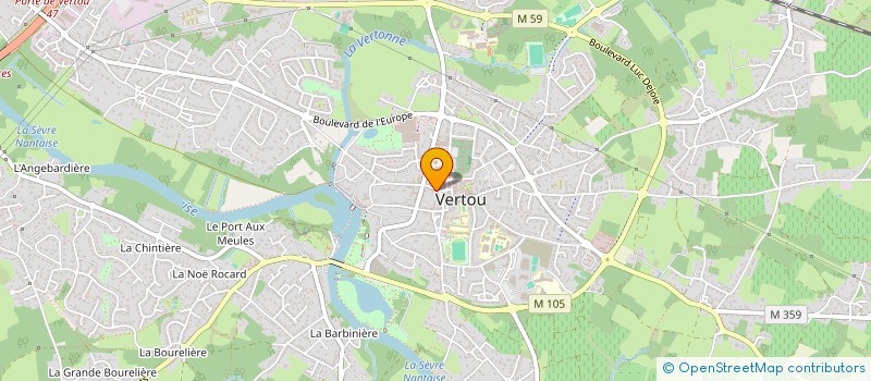 localisation de l'entreprise MONSIEUR ROGER MAURIER  VERTOU