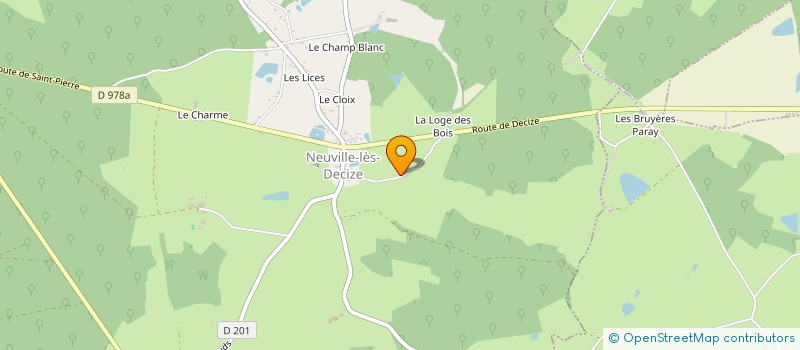 localisation de l'entreprise MONSIEUR ROGER MAYET à NEUVILLE-LES-DECIZE