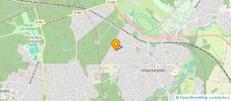 localisation de l'entreprise MONSIEUR ROGER MAZENQ  VILLECRESNES