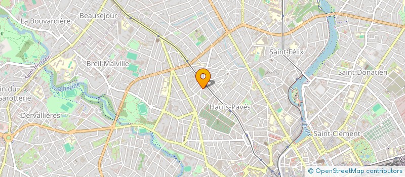 localisation de l'entreprise MONSIEUR ROGER MBANGA-BINGUI à NANTES