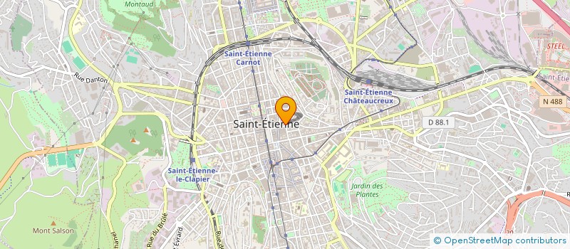 localisation de l'entreprise MONSIEUR ROGER MEAUDRE à SAINT-ETIENNE
