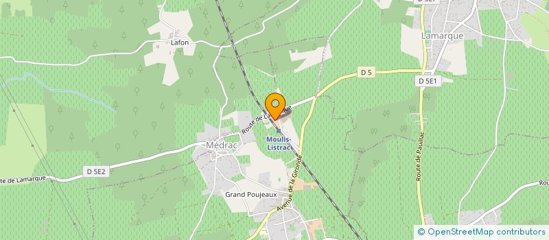 localisation de l'entreprise MONSIEUR ROGER MELE à LISTRAC-MEDOC