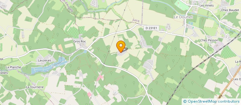 localisation de l'entreprise MONSIEUR ROGER MENARD  SAINTES