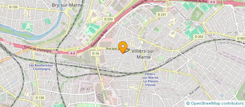 localisation de l'entreprise MONSIEUR ROGER MENDES  VILLIERS-SUR-MARNE