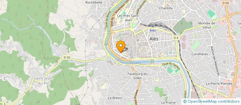 localisation de l'entreprise MONSIEUR ROGER MERCIER à ALES