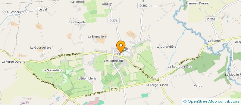 localisation de l'entreprise MONSIEUR ROGER MERET  OUVILLE