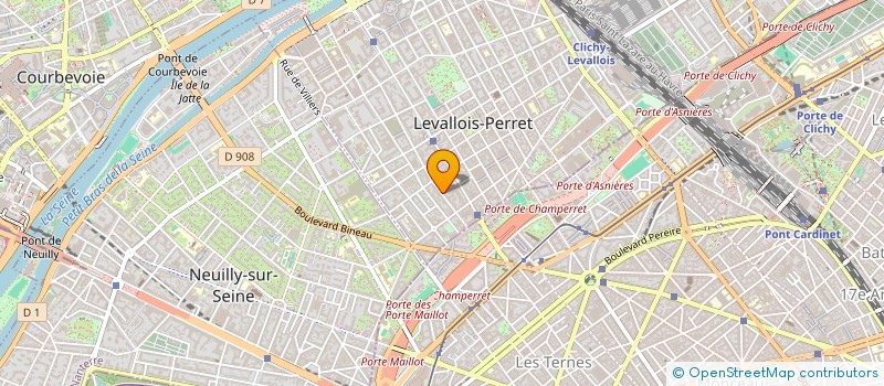 localisation de l'entreprise MONSIEUR ROGER MERIAUX à LEVALLOIS-PERRET