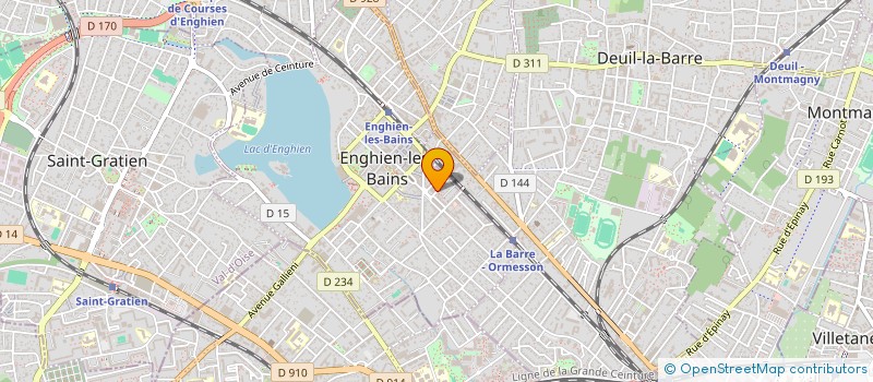 localisation de l'entreprise MONSIEUR ROGER MERRAN à ENGHIEN-LES-BAINS