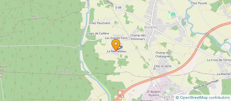 localisation de l'entreprise MONSIEUR ROGER MESNIER à YVRAC-ET-MALLEYRAND