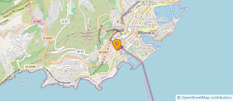 localisation de l'entreprise MONSIEUR ROGER MESQUITA à CAP D'AIL