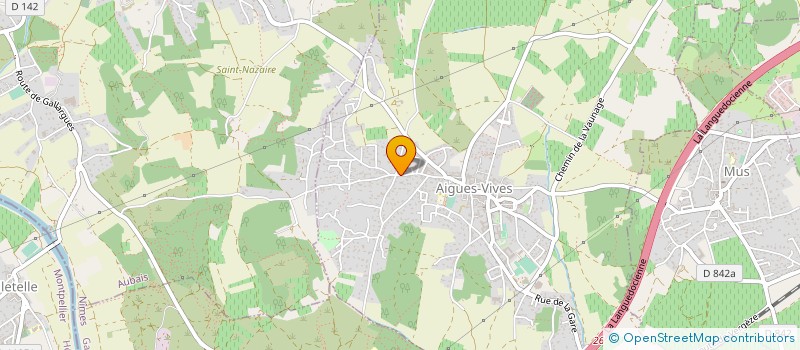 localisation de l'entreprise MONSIEUR ROGER MEYNADIER  AIGUES-VIVES