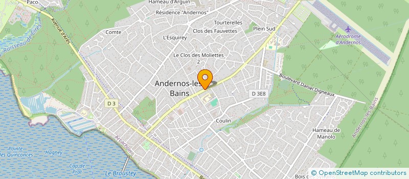 localisation de l'entreprise MONSIEUR ROGER MEYNARD  ANDERNOS-LES-BAINS