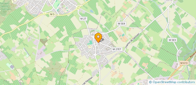 localisation de l'entreprise MONSIEUR ROGER MEZOUL  SAUSSAN