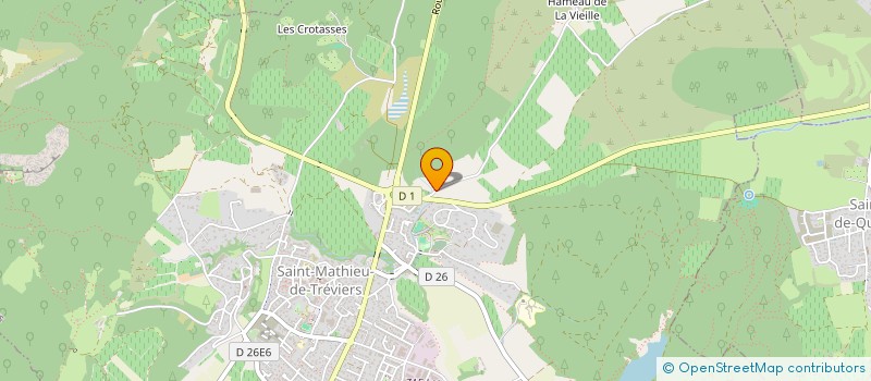 localisation de l'entreprise MONSIEUR ROGER MEZY  SAINT-MATHIEU-DE-TREVIERS