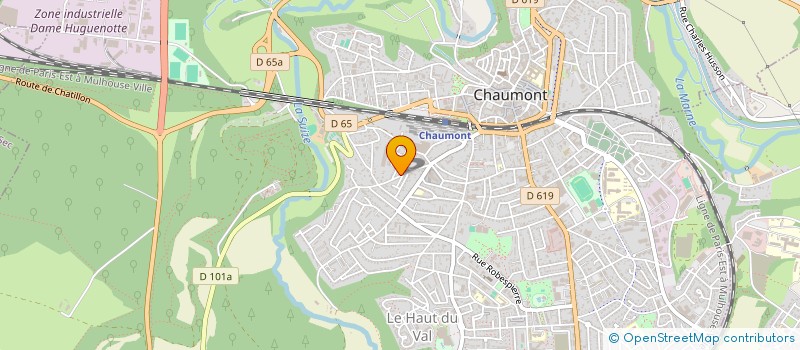 localisation de l'entreprise MONSIEUR ROGER MICHAUD à CHAUMONT