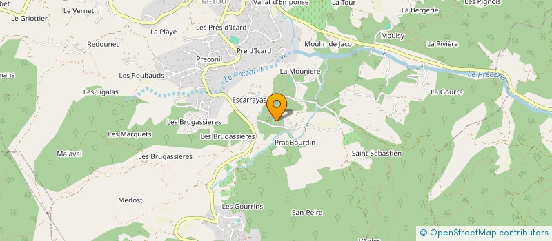 localisation de l'entreprise MONSIEUR ROGER MILLESCAMPS  LE PLAN-DE-LA-TOUR