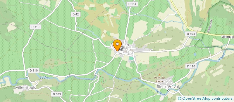 localisation de l'entreprise MONSIEUR ROGER MIRALLES  SERVIES-EN-VAL