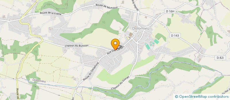 localisation de l'entreprise MONSIEUR ROGER MONAUD  DOLOMIEU