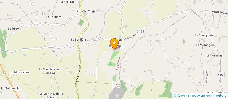 localisation de l'entreprise MONSIEUR ROGER MONTAUFRAY  LE TEILLEUL