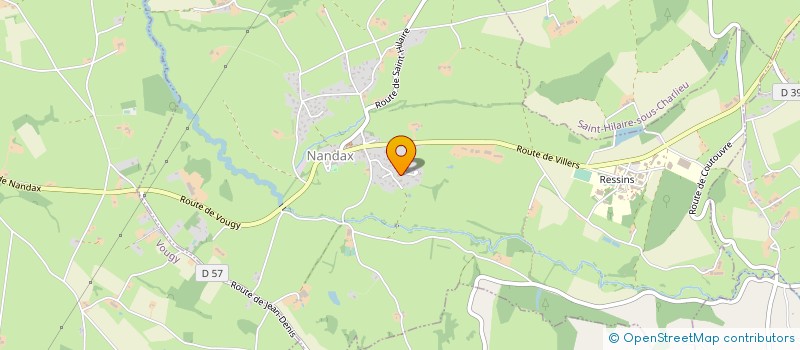localisation de l'entreprise MONSIEUR ROGER MONTET  NANDAX