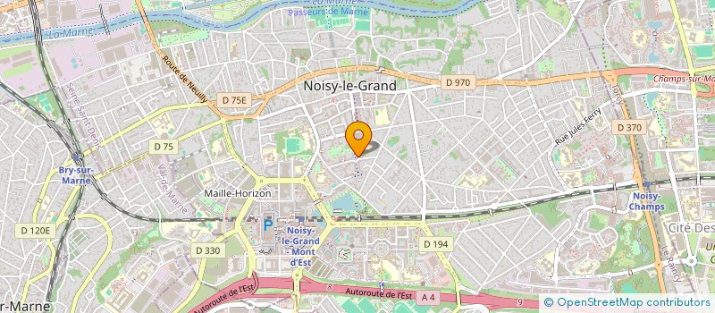 localisation de l'entreprise MONSIEUR ROGER MORANDAT  NOISY-LE-GRAND