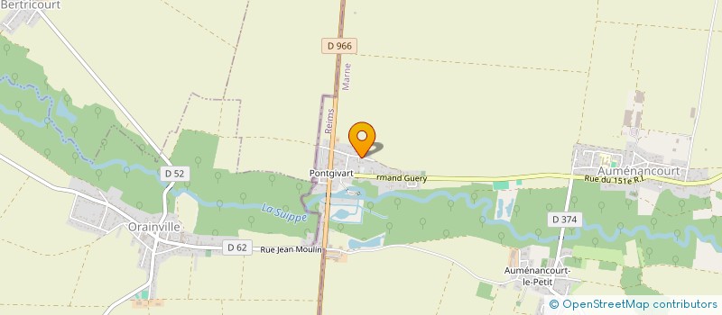 localisation de l'entreprise MONSIEUR ROGER MOREAU  AUMENANCOURT