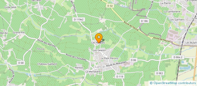 localisation de l'entreprise MONSIEUR ROGER MOREAUX  LANCIE