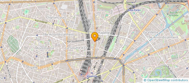 localisation de l'entreprise MONSIEUR ROGER MORENCY  PARIS