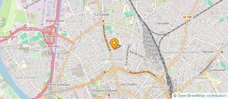 localisation de l'entreprise MONSIEUR ROGER MORERE à TOULOUSE