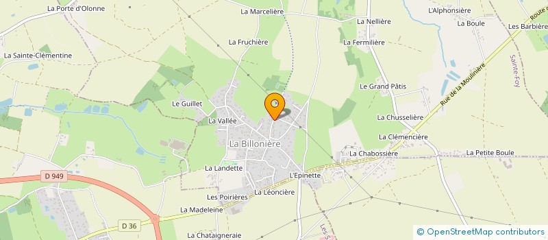 localisation de l'entreprise MONSIEUR ROGER MORICEAU à SAINTE-FOY