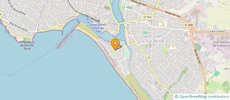 localisation de l'entreprise MONSIEUR ROGER MORIN à SAINT-GILLES-CROIX-DE-VIE