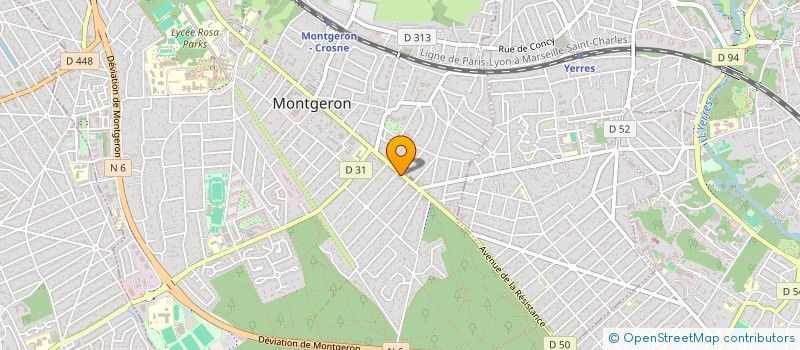 localisation de l'entreprise MONSIEUR ROGER MOULENE à MONTGERON