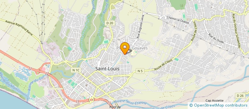 localisation de l'entreprise MONSIEUR ROGER MOUNIAMA à SAINT-LOUIS