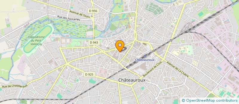localisation de l'entreprise MONSIEUR ROGER MOUROUX à CHATEAUROUX