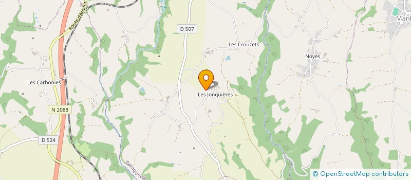 localisation de l'entreprise MONSIEUR ROGER MOUYSSET  BARAQUEVILLE