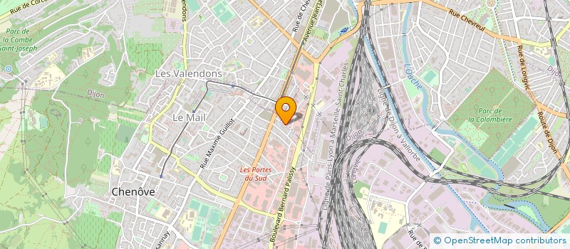 localisation de l'entreprise MONSIEUR ROGER MUGNERET  CHENOVE