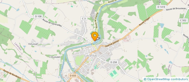 localisation de l'entreprise MONSIEUR ROGER MUL  MONTGAILLARD-EN-ALBRET