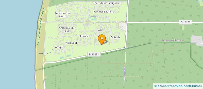 localisation de l'entreprise MONSIEUR ROGER MULLER  GRAYAN-ET-L'HOPITAL