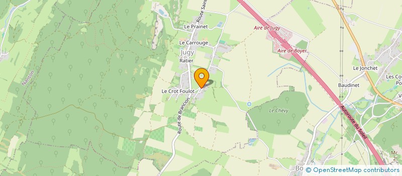 localisation de l'entreprise MONSIEUR ROGER MURARO  JUGY