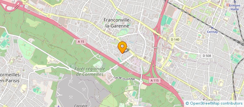 localisation de l'entreprise MONSIEUR ROGER MUTUAMBILE MANYAYI  FRANCONVILLE