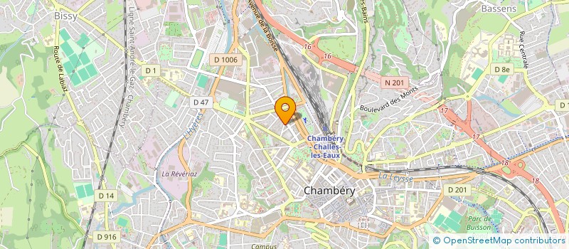 localisation de l'entreprise MONSIEUR ROGER NAMER à CHAMBERY