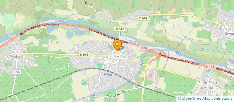 localisation de l'entreprise MONSIEUR ROGER NAUTRE à MILLAS